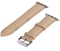 Akcesoria do smartwatchy - Klasyczny beżowy pasek do Apple Watch 42 mm/44 mm - miniaturka - grafika 1