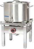 Piece, kotły  i płyty grzejne gastronomiczne - Taboret gazowy 7kw Egaz + garnek 58 l z kranem zestaw - miniaturka - grafika 1
