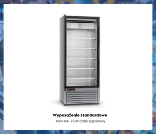 Szafa chłodnicza przeszklona SCh-S 725 ECOline RAPA - Szafy i witryny chłodnicze Szafa chłodnicza przeszklona SCh-S 725 ECOline RAPA - Szafy i witryny chłodnicze - miniaturka - grafika 5