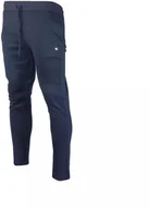 Spodnie sportowe męskie - Joggery treningowe męskie granatowe Champion (218058 BS501) - miniaturka - grafika 1