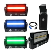Inne akcesoria studyjne - LIGHT4ME AURORA STROBE HEAD ruchomy stroboskop oświetlenie LED - miniaturka - grafika 1