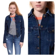 Kurtki damskie - Lee Slim Rider Damska Kurtka Jeansowa Dopasowana S - miniaturka - grafika 1