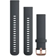Akcesoria do smartwatchy - GARMIN Pasek silikonowy granatowy do koperty 20mm (010-12561-11) - miniaturka - grafika 1
