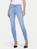 Spodnie damskie - ONLY Jeansy Blush 15363265 Niebieski Skinny Fit - miniaturka - grafika 1
