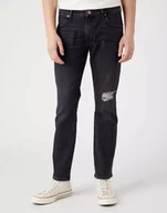 Spodnie męskie - Wrangler Larston Męskie Spodnie Jeansowe Jeansy Authentic Black W18S8912V-W31 L32 - miniaturka - grafika 1