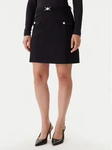 Guess Spódnica trapezowa W5BD61 KCMU2 Czarny Regular Fit - Spódnice - miniaturka - grafika 1