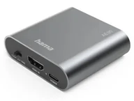 Rozgałęźniki - Hama 00205100 rozgałęźnik audio Srebrny - miniaturka - grafika 1