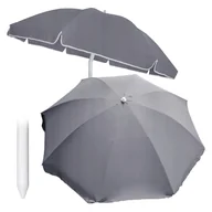 Parasole ogrodowe -  Black Forest, Parasol ogrodowy okrągły, szary - miniaturka - grafika 1