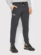 Spodnie sportowe męskie - Superdry Spodnie dresowe Vle M7010661A Szary Regular Fit - miniaturka - grafika 1