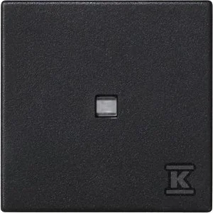Kontakt Simon Kontakt_Simon Klawisz 45x45 łącznika zwiernego z podświetleniem szary grafit Simon Connect K114/14 - Klawisze i ramki - miniaturka - grafika 1