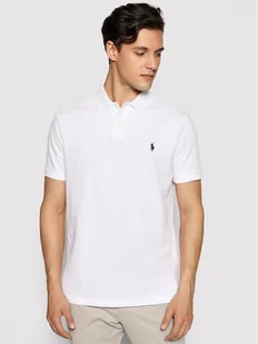 Ralph Lauren Polo Polo Core Replen 710666998 Biały Custom Slim Fit - Koszulki męskie - miniaturka - grafika 1