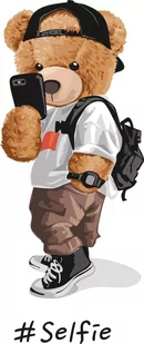 Naprasowanka Miś Ralph Z Misiem Modna 144 - Pasmanteria - miniaturka - grafika 1