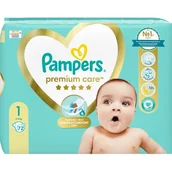 Pieluchy - Pampers Premium Care Pieluszki Rozmiar 1, 2-5 Kg, 72 Szt. - miniaturka - grafika 1
