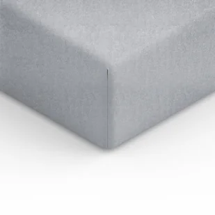 Spod Igły i Nitki Prześcieradło Frotte z gumką 140x200 cm szare - Prześcieradła - miniaturka - grafika 1