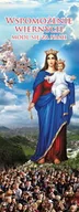 Ikony i obrazy sakralne - Baner religijny Matka Boża Wspomożenie Wiernych - 75x200 cm - miniaturka - grafika 1