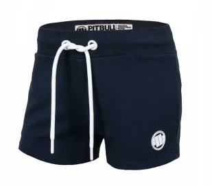 Szorty damskie PITBULL French Terry 330 Mariposa - Granatowe - Odzież taktyczna i umundurowanie - miniaturka - grafika 1