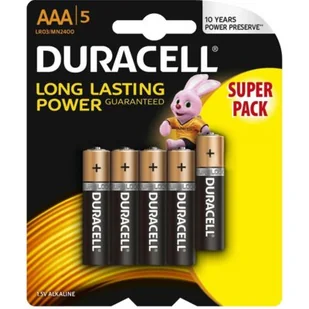 Duracell Bateria Basic LR03/AAA LR03 4+1 LR03 4+1 - Baterie i akcesoria - miniaturka - grafika 1