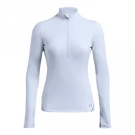 Koszulki sportowe damskie - Damski longsleeve treningowy Under Armour Vanish Cw 1/2 Zip - niebieski - UNDER ARMOUR - miniaturka - grafika 1