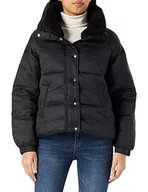 Kurtki damskie - Sisley Kurtka damska 2BA2LN01J Jacket, czarna 100, 42 - miniaturka - grafika 1