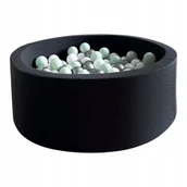 Suche baseny - Suchy basen z piłeczkami 30x90 Grafit + 250szt - GOTOWY MIX - miniaturka - grafika 1