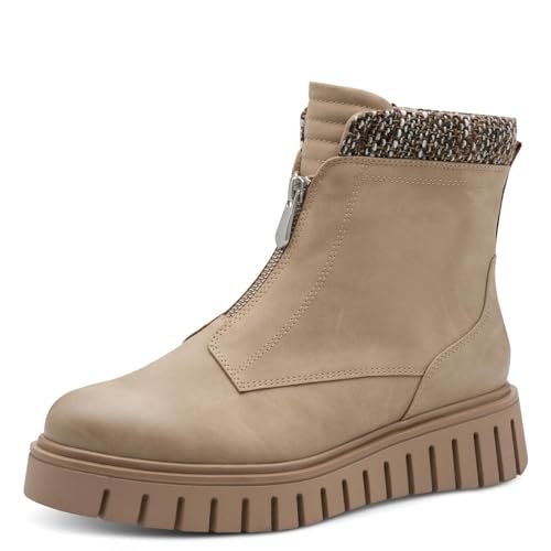 Marco Tozzi Damskie 2-25473-45 modne kozaki, taupe Comb, 37 EU, Taupe Comb, 37 EU