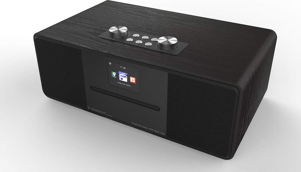 Albrecht DR 690 CD Internetradio schwarz CD/DAB+/UKW/BT