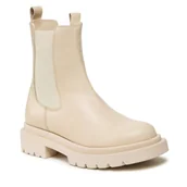 Botki damskie - Sztyblety Gino Rossi SUSA-01 Beżowy - GINO ROSSI - miniaturka - grafika 1