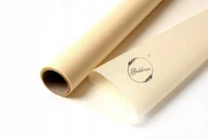 Folia, papier śniadaniowy, serwetki - Folia florystyczna MROŻONA MATOWA ZAPACHOWA 9m KREM Golderia - miniaturka - grafika 1