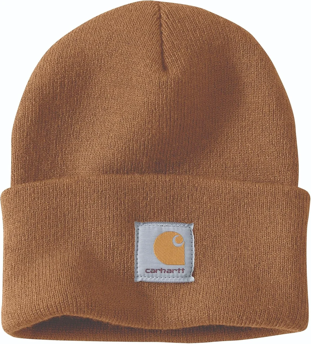 CZAPKA KNIT CUFFED BEANIE BRĄZOWA AKRYLOWA ZIMOWA