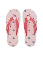 Buty dla dziewczynek - Tommy Hilfiger Japonki T3A8-33807-0058X S Różowy - miniaturka - grafika 1