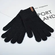 Rękawiczki dla dzieci - TEMU 1 Para Chłopięcych i Dziewczęcych Rękawic Zimowych - Pluszowe Dzianinowe Rękawice Pełne Palce z Ekranem Dotykowym, Wiatroodporne Ciepłe Rękawice - miniaturka - grafika 1