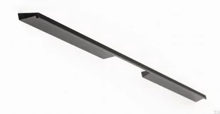 Uchwyt meblowy podłużny Rail 576 Aluminiowy Czarny Szczotkowany - Zawiasy, okucia i inne akcesoria - miniaturka - grafika 1