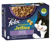 Mokra karma dla kotów - FELIX Sensation Wybór Smaków w galaretce 12x85g - miniaturka - grafika 1