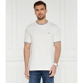 Koszulki męskie - Tommy Hilfiger T-shirt RWB TIPPED COLLAR TEE | Regular Fit | stretch - miniaturka - grafika 1