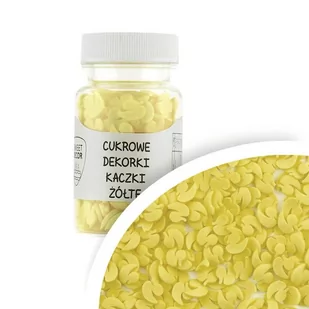 Posypka cukrowa KACZUSZKI ŻÓŁTE Sweet Decor, 30 g - Dodatki do ciast w proszku - miniaturka - grafika 1