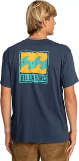Koszulki męskie - t-shirt męski BILLABONG STAMP TEE Denim - 4766 - grafika 1