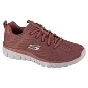 Buty trekkingowe damskie - Skechers Graceful-Get Connected Różowe Buty Sportowe Damskie - miniaturka - grafika 1