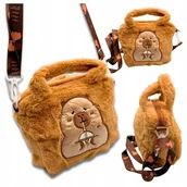 Torby szkolne - Pluszowa Torebka Kapibara Mała Torba Kuferek Do Ręki Kapibarka Shake - miniaturka - grafika 1