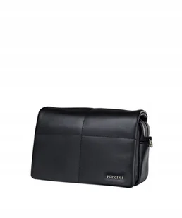 Mała Torebka Damska Listonoszka Crossbody Na Pasku PUCCINI Czarna BML028 1 - Torebki damskie - miniaturka - grafika 1