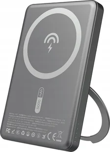 Dudao K28S 20W PD 5000mAh z MagSafe i podstawką - szary - Powerbanki - miniaturka - grafika 1
