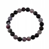 Bransoletki - Bransoletka naturalne TURMALINY kule 8mm - miniaturka - grafika 1