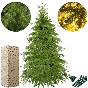 Choinka sztuczna, drzewko świąteczne 180 cm świerk naturalny, produkcja polska - Choinki - miniaturka - grafika 1