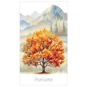 Pasmanteria - Haft krzyżykowy - Zestaw do haftu - Cztery pory roku - Jesienne drzewo - miniaturka - grafika 1
