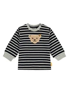 Bluzy i sweterki niemowlęce - Steiff Bluza w kolorze granatowym - miniaturka - grafika 1