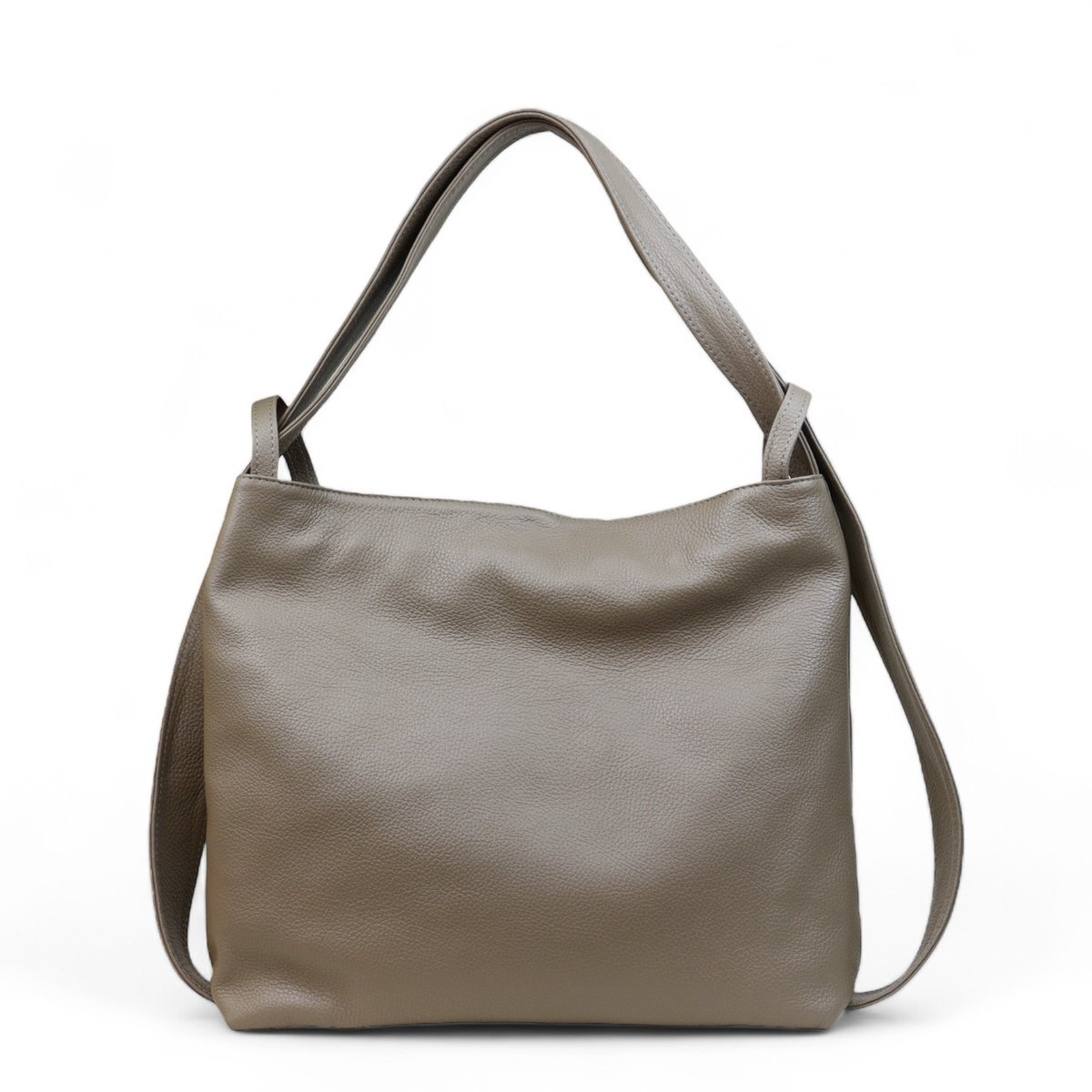Torebka Damska Shopper, skóra naturalna Buona Cappuccino