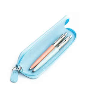 Zestaw prezentowy długopis Parker Jotter Originals Pudrowy Róż i Pastelowy Niebieski z niebieskim etui - Zestawy piśmiennicze - miniaturka - grafika 1