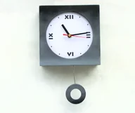 Zegary - Zegar z wahadłem drewniany - miniaturka - grafika 1