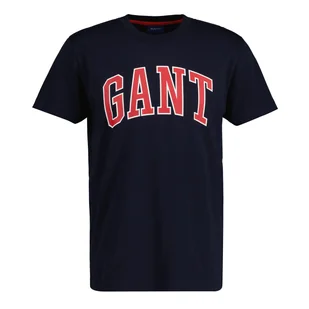 Męska Koszulka GANT MD. GANT T-SHIRT 2003181.433 – Granatowy - Koszulki męskie - miniaturka - grafika 1