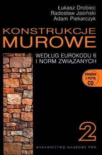 Drobiec Łukasz, Jasiński Radosław, Piekarczyk Adam Konstrukcje murowe 2 według eurokodu 6 i norm związanych z płytą CD - Technika Drobiec Łukasz, Jasiński Radosław, Piekarczyk Adam Konstrukcje murowe 2 według eurokodu 6 i norm związanych z płytą CD - Technika - miniaturka - grafika 1