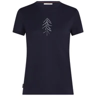 Koszulki sportowe damskie - Koszulka damska Icebreaker W Merino 150 Tech Lite SS Tee Lancewood Rozmiar: S / Kolor: ciemnoniebieski - miniaturka - grafika 1